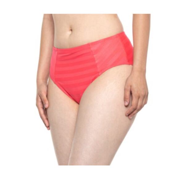 La Blanca SZ 14 Linea Costa Bikini Bottoms Lined Quick-Dry Textured High-Waisted - Picture 1 of 10